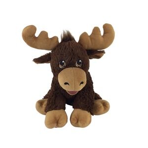 Build A Bear Mighty Moose Plush 12" Brown Stuffed Animal Antlers Forest Friend